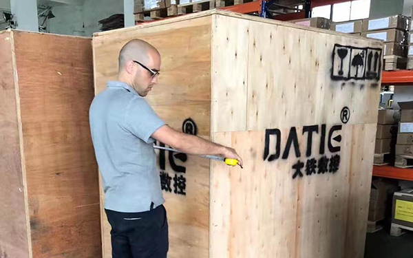天津（開利達控制技術）線切割機床實地客戶現場收貨